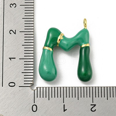 Brass Enamel Pendants X-KK-E093-03G-M-1