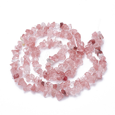 Cherry Quartz Glass Beads Strands X-G-S280-18-1