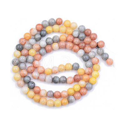 Crackle Glass Beads Strands GLAA-N046-004A-M-1
