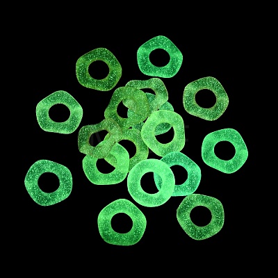 Luminous Transparent Acrylic European Beads AC-CBA9284-06-1