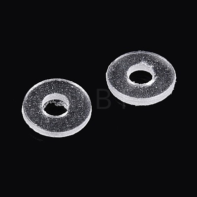 200Pcs Transparent PVC Insulating Gaskets PVC-T006-3mm-01-1
