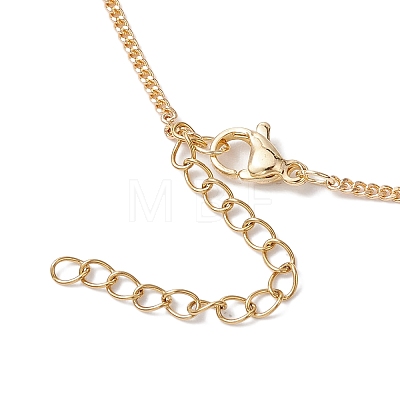 Brass Slider Necklace Makings AJEW-JB01263-01-1