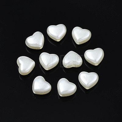 ABS Plastic Imitation Pearl Beads X-KY-S170-02-1