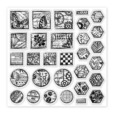 PVC Plastic Stamps DIY-WH0372-0037-1