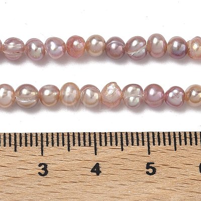 Natural Cultured Freshwater Pearl Beads Strands PEAR-L034-09D-1