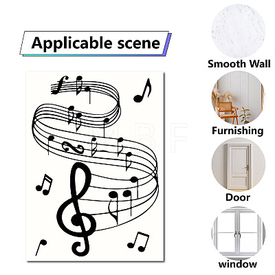 8 Sheets 8 Styles PVC Waterproof Wall Stickers DIY-WH0345-038-1