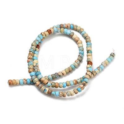 Dyed Natural Imperial Jasper Beads Strands G-P600-A01-01A-1