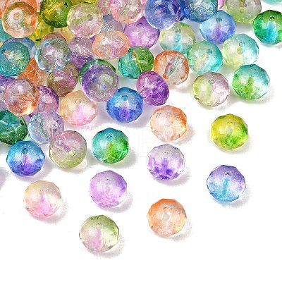 Two-Tone Transparent Acrylic Beads AC-CBAE44E-01A-09-1