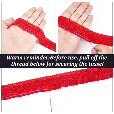 12.5M Polyester Lace Trim Ribbon OCOR-HY0001-44B-1