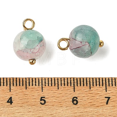 Alloy Glass Pendants GLAA-P080-04G-08-1
