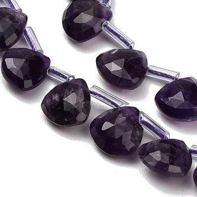 Natural Amethyst Beads Strands G-C292-A05-01-1