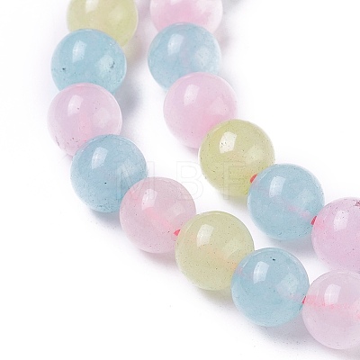 Natural White Jade Beads Strands G-I222-03A-1