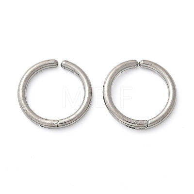 201 Stainless Steel Cuff Earring EJEW-C131-01E-P-1