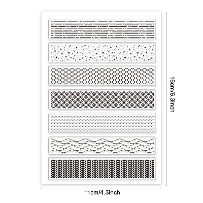 Custom PVC Plastic Clear Stamps DIY-WH0618-0136-1