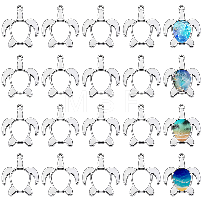 20Pcs Stainless Steel Pendants STAS-SC0021-05-1