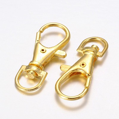 Alloy Swivel Lobster Claw Clasps X-E168-G-1