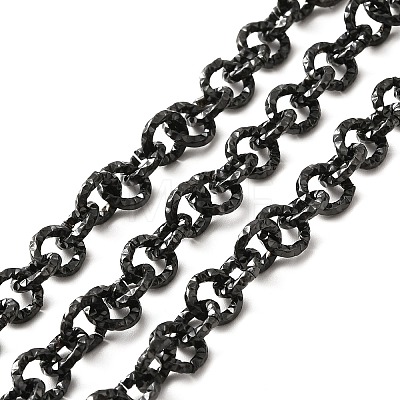 Ion Plating(IP) 304 Stainless Steel Textured Cable Chains STAS-B040-02B-1