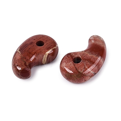 Natural Red Rainbow Jasper Pendants X-G-S294-07B-07-1