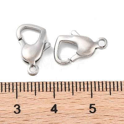 Tarnish Resistant 304 Stainless Steel Lobster Claw Clasps X-STAS-H002-1