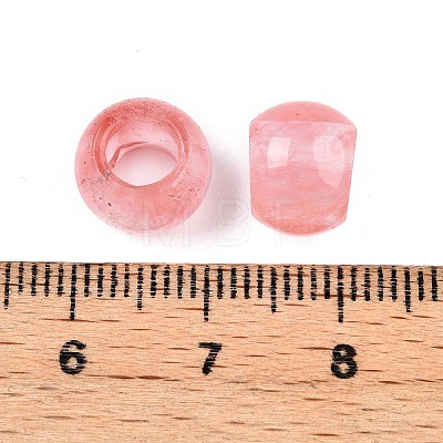 Cherry Quartz Glass Beads G-T092-10mm-16-1