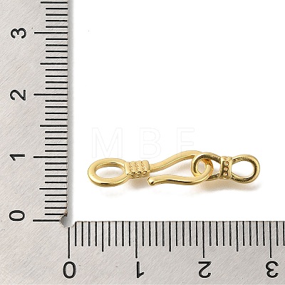 Brass Hook and S-Hook Clasps KK-K389-100G-1