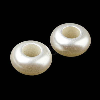 ABS Imitation Pearl Beads X-OACR-K001-32-1