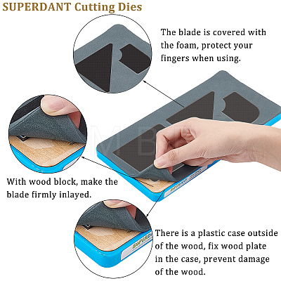 1Pc Wood Cutting Dies DIY-SD0001-80B-05-1