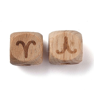 Natural Wood Constellation Beads WOOD-M002-01-1