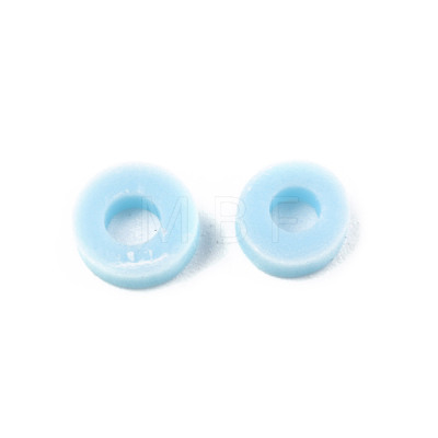 Handmade Polymer Clay Beads X-CLAY-Q251-8.0mm-101-1