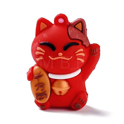 PVC Cartoon Lucky Cat Doll Pendants KY-F017-M-1