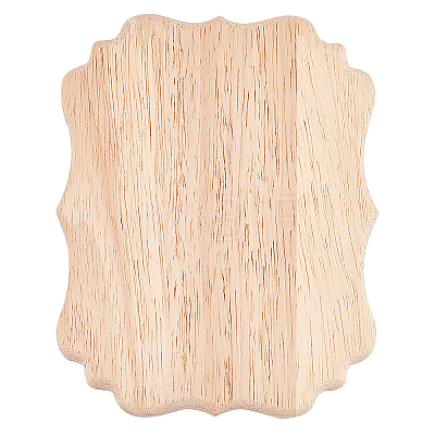 Polygon Wooden Base Display WOOD-WH0023-35-1