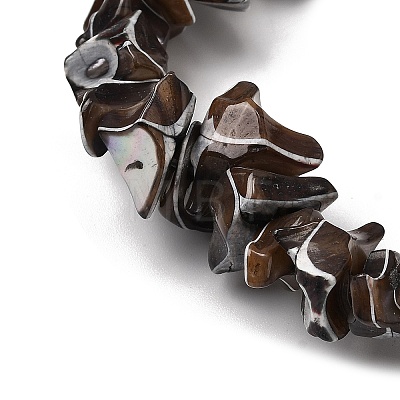Natural Trochid Shell/Trochus Shell Beads Strands SHEL-B003-02M-1