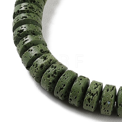 Synthetic Lava Rock Dyed Beads Strands G-H311-09-01-1
