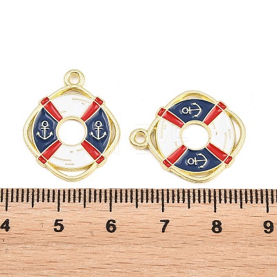 Alloy Enamel Pendants FIND-E057-01C-1
