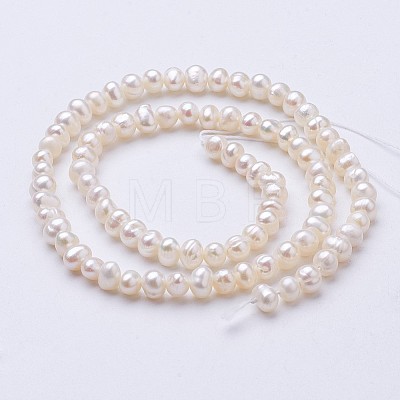 Natural Cultured Freshwater Pearl Beads Strands PEAR-F004-02-1
