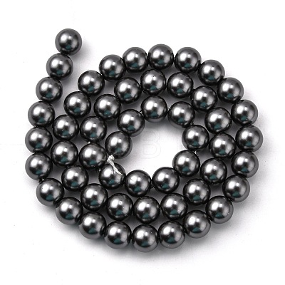 Eco-Friendly Glass Pearl Beads HY-J002-8mm-HX088-1