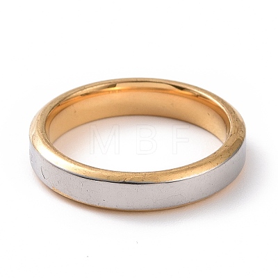 Word Forever Love 201 Stainless Steel Flat Finger Ring for Women RJEW-I089-02GP-1