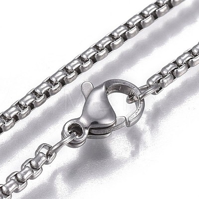 304 Stainless Steel Pendant Necklaces NJEW-P252-02GP-1