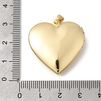 Valentine's Day Brass Locket Pendants KK-Z155-13G-1