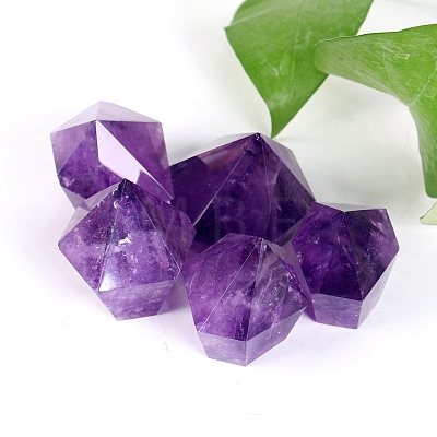 Pointed Natural Amethyst Sculpture Display Decorations PW-WGD53C4-01-1