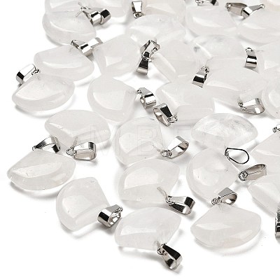 Natural Quartz Crystal Pendants G-Z067-05P-03-1