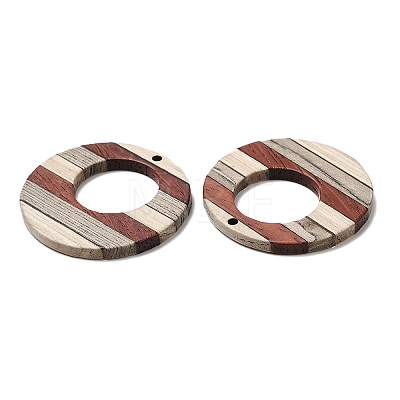 Wenge Wood & Sandalwood & White Ash Pendants WOOD-F013-03-1