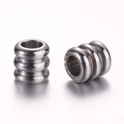 Non-Tarnish 201 Stainless Steel Beads X-STAS-D438-38-1