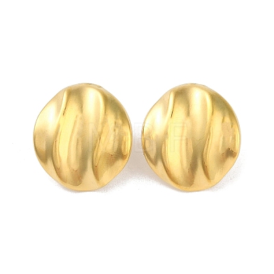 304 Stainless Steel Stud Earrings for Women EJEW-Z049-07G-1