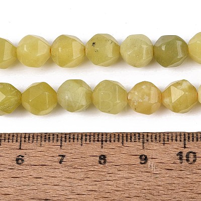 Natural Lemon Jade Beads Strands G-Q606-58A-1