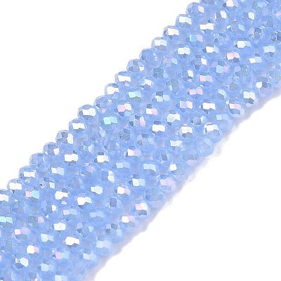 Electroplate Glass Beads Strands LS-EGLA-A044-J2mm-B03-1