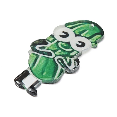 Printed Acrylic Pendants OACR-A046-02C-1
