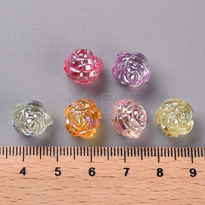 Transparent Acrylic Beads TACR-S154-33C-1