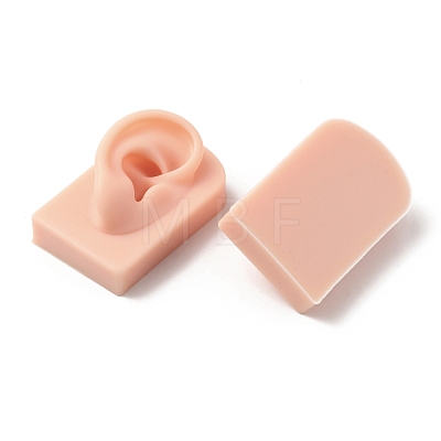 Silicone Ear Flexible Model Body Part Displays  AJEW-WH0312-45-1