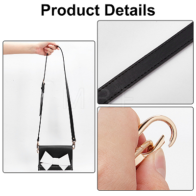 Adjustable PU Leather Bag Handles FIND-WH0135-73-1